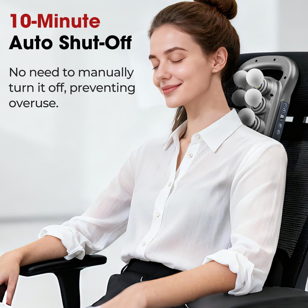 16 Head Massage Gun Deep, 2026 Upgrade 16-Drive Back Muscle Massager with 9 Modes & 9 Intensities, Quiet Powerful Waist Back Massager Set for Shoulders, Legs, Foot, Body Muscle