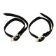 thumbnail image 1 of 7xPair Antideslizante Bicicleta Fija Bicicleta Ciclismo Pedal Toe Clips Correa Pie Banda Sunnimix Pedales Toe Clips Correas, 1 of 8
