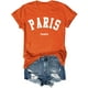 thumbnail image 3 of MKLEKYY Playeras Mujer Algodon Camiseta Informal Estampada De Cuello Redondo Para Mujer Talla S, 3 of 3