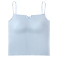 thumbnail image 4 of Sujetador deportivo para mujer, sin aros, acolchado, de soporte medio, para Yoga, gimnasio, correr, entrenamiento, camisetas sin mangas para entrenar, dormir y viajar Fridja  nalpqowj32940, 4 of 4