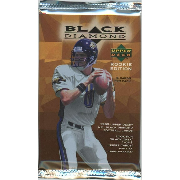 NFL 1998 Upper Deck Black Diamond Trading Card HOBBY Pack