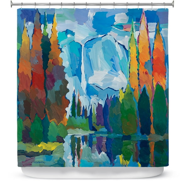 Shower Curtains 70" x 84" from DiaNoche Designs by Hooshang Khorasani - Window to Grandeur