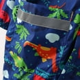 thumbnail image 3 of Utoimkio Toddler Baby Boys Girls Zipper Up Waterproof Rain Jacket Hooded Trench Coat Kids Lightweight Cartoon Print Long Sleeve Casual Outwear Raincoat Windbreaker Hoodies for Kids 3-11 Years, 3 of 6