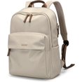thumbnail image 1 of UTAH-Stylish Laptop Backpack for Women Perfect for Work College and Travel Multi-Functional Daypack Purse and School Bag Fits 16 Inch Notebook (Apricot), 1 of 4