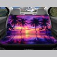 thumbnail image 6 of Pzuqiu Automotive Seat Covers Full Set Easy to Install Polyester Fabric, Compatible with Front Seat SUV Seats, for Trucks Sedans, Palm Tree Sunset, 6 of 10