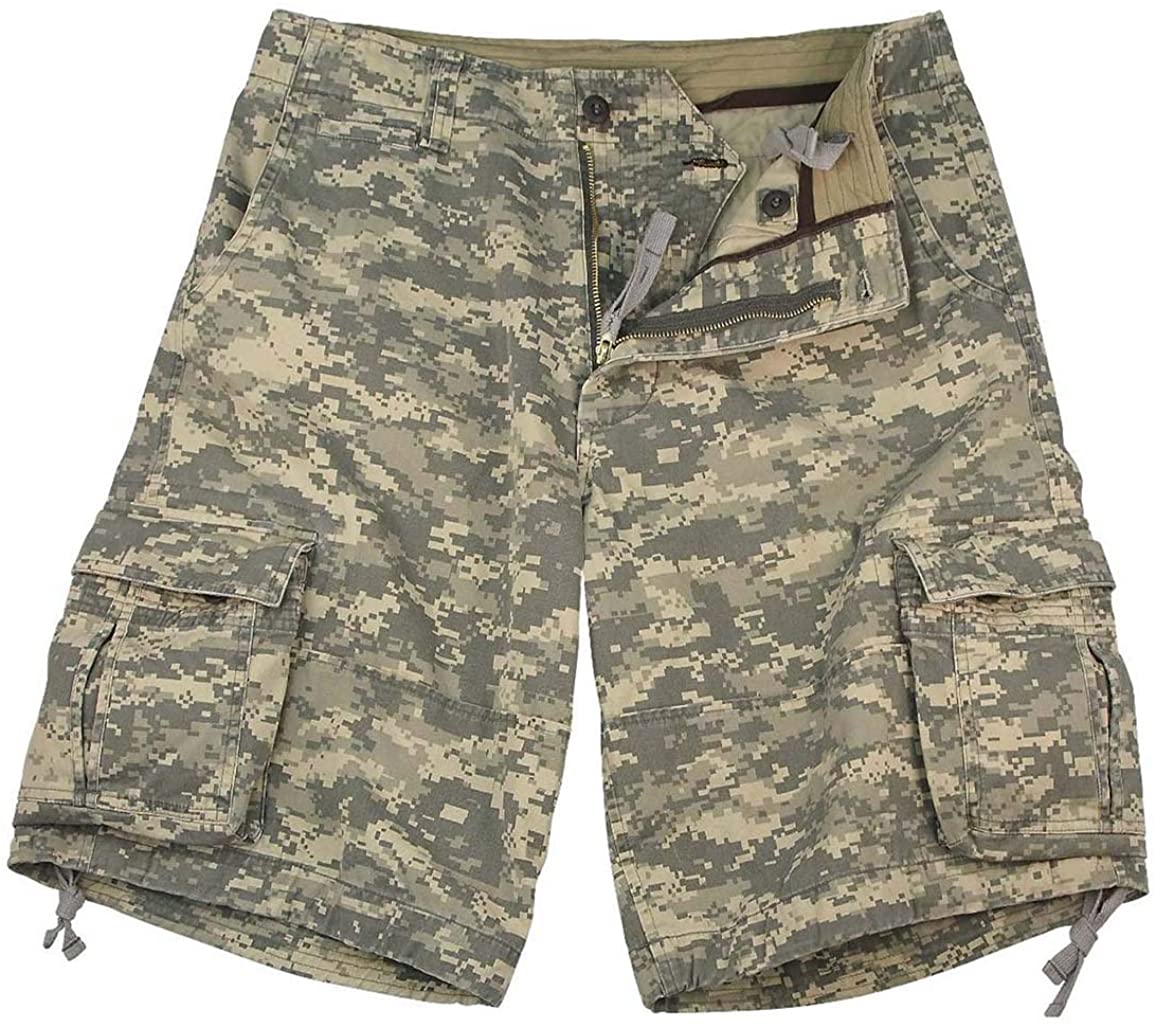 camo utility shorts