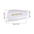 thumbnail image 2 of Unique Bargains Size S Soccer Shin Pads, 4 Pack PVC Sport Protective Guard for Youth, White, 2 of 5