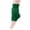 Army Green, variant on Women's Slouchy Scrunch Crew Socks Elegant Ribbed Knit Stacked Mid Calf Retro Fashion Hosiery Army Green