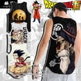 thumbnail image 2 of Camiseta de Goku de Dragon Ball para hombre, Camiseta estampada de manga corta, camiseta creativa de moda, camisetas deportivas para correr, ropa sin mangas para adolescentes, 2 of 4