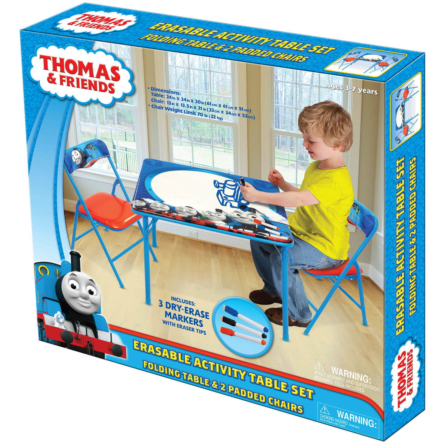 thomas the tank table and chairs