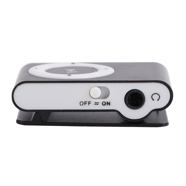 Mini mp3, reproductor multimedia de música digital portátil reproductor de clip posterior minimp3 coneuriculares y cable USB para relajarse al correr trabajar relajarse, etc.