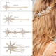 thumbnail image 5 of （8 PCS 2 colors ）Beautiful star hair clip Tools Bridal Headpiece Bridal Hair Crystal Bridal Headband Accessories for Wedding, 5 of 5