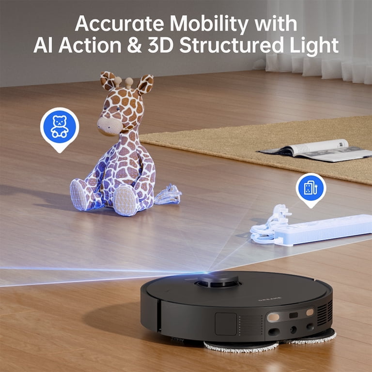 DREAME X30 Ultra Robot Vacuum and Mop Combo, 8300Pa Suction, Mop