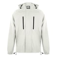 thumbnail image 4 of Maoxin Men's Jacket Fashionable Men's Long Sleeve Hooded Casual Comfortable Outwear Jackets Jacket Coats , White , 2XL, 4 of 7