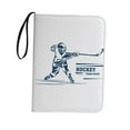 thumbnail image 4 of Estuche protector para tarjetas de 3 anillas, reutilizable, para guardar tarjetas de hockey Blanco, 4 of 9
