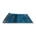 thumbnail image 2 of Ahgly Company Indoor Rectangle Abstract Light Blue Contemporary Area Rugs, 8' x 12', 2 of 4