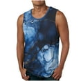 thumbnail image 1 of Qertyioot Débardeur Sport Sans Manches à Col Rond pour Hommes, Décontracté, Mode, Imprimé, 1 of 4