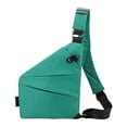 thumbnail image 2 of Anti Theft Travel Bag, Sling Bags, Adjustable Strap Travel Purses, Casual Crossbody Sling Backpack, Multifunctional Large Capacity Messenger Bag, for Women Men Sport Running Hiking, 2 of 3