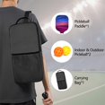 thumbnail image 2 of Pickleball Paddles Set Of 1, Fiberglass Surface, Speed, Lightning, Thunder Print, 1 Paddle, 2 Balls & Bag, 2 of 5