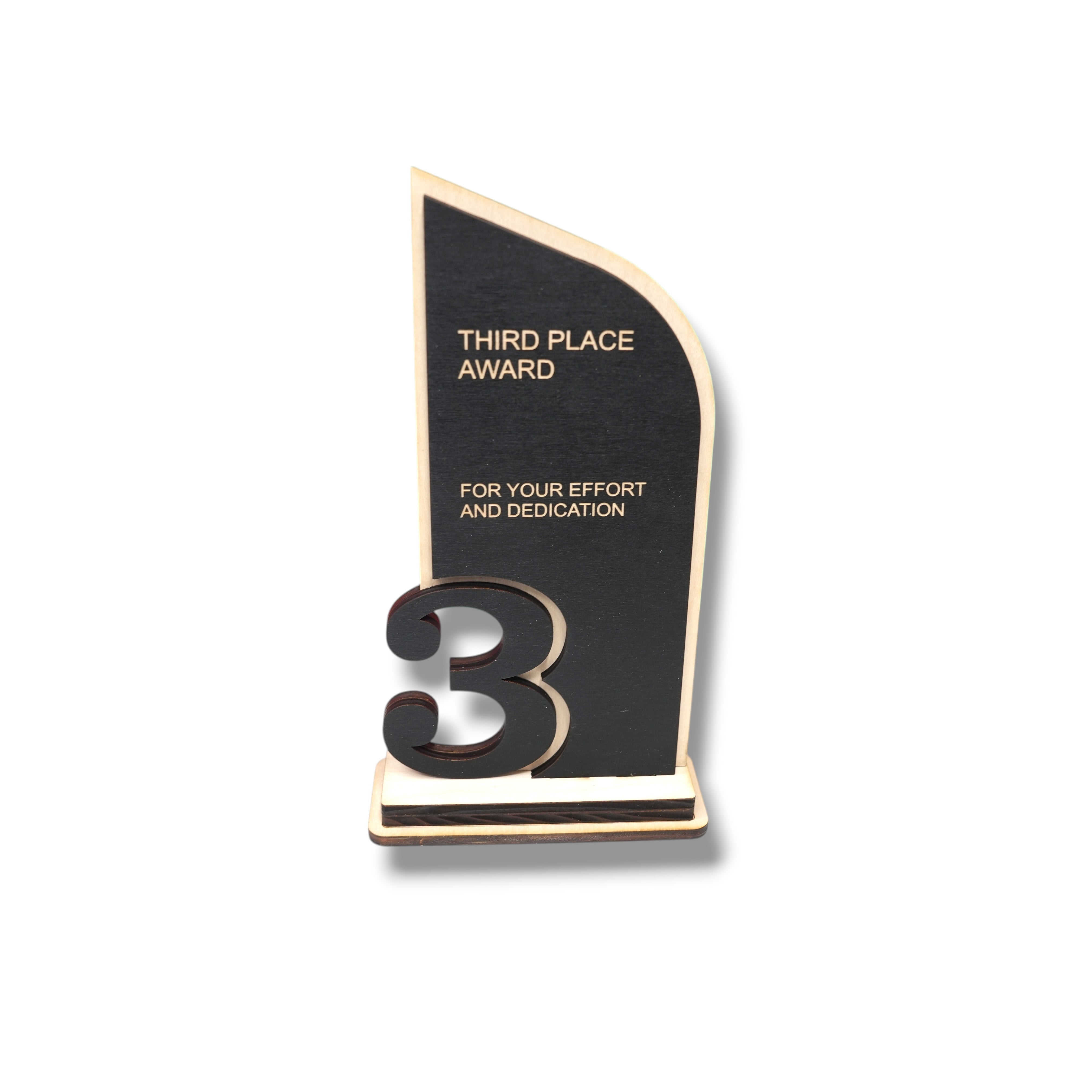 Award - Trophy Award 1st 2nd 3rd Place - 9x5 Inches