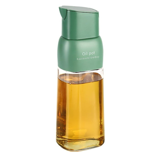 Lata De Aceite De Vidrio De Gran Capacidad De 500 Ml Botella De Aceite De Cierre De Apertura Automática Contenedor De Olla De Salsa Para Dispensador De Condimentos A Prueba De Fugas Suministros Scienceny HA022166-00