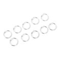 thumbnail image 1 of Accesorios para pájaros y loros, tobillera de hierro resistente, hebilla, anillos para pie, suministros para mascotas, 10 Uds., 1 of 5