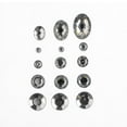 thumbnail image 3 of John Bead 1000pcs Crystal Round Oval Acrylic Plastic Flat Back Rhinestones Assorted Box, 3 of 7