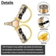 thumbnail image 2 of 1/4 Inch Rv Propane Quick Connect Y-splitter Adapter with Shutoff Valve Full Flow Plug 2 Way Lp Gas, 2 of 5
