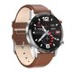 thumbnail image 1 of Microwear Reloj Bluetooth Impermeable Heatrate Reloj inteligente Podómetro Presión arterial Oxígeno Reloj de pulsera, Marrón, Cuero Speravity EL001215-05B, 1 of 2