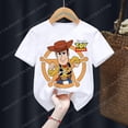 thumbnail image 1 of New Toy Story Children T Shirt Woody Buzz Lightyear Clothes Kawaii Short Sleeve Anime Cartoon Kids Boys Girls T-shirt Casual Top yaoshenbao LED, 1 of 2