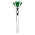 thumbnail image 3 of Clara Pucci 14K White Gold 2ct Emerald Solitaire Ring for Women, 3 of 8