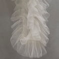 thumbnail image 4 of Detachable Tulle Boa Shawl, Champagne Bridal Ruffle Cape, 11.81x78.74inch, 4 of 7
