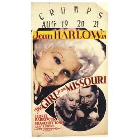 The Girl from Missouri Movie Poster (11 x 17)