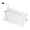 White, variant on Clear Pencil Case, Double Layer Mesh Pencil Pouch, Transparent Stationery Organizer, 8.26x5.11 Inch, Grey