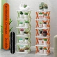 thumbnail image 4 of Shoe Rack for Closet, 4 Tier Shoes Stand,Stackable Shoe Rack Storage Organizer, Adjustable Shoe Organizer Shelf for Entryway, Shoe Storage Space Saver,Orange, 4 of 8