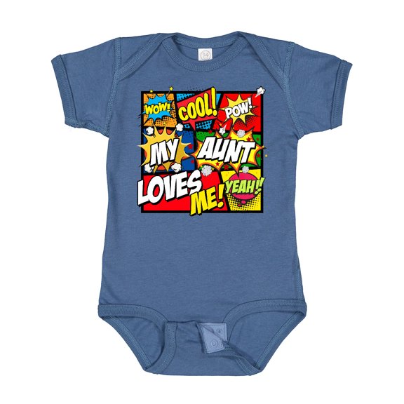 Inktastic My Aunt Love Me Boys or Girls Baby Bodysuit