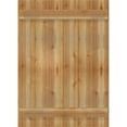 thumbnail image 5 of 32 1/4"W X 45"H Timbercraft Six 5 3/8" Boards Joined Board-N-Batten Shutters, Rough Sawn Western Red Cedar (Per Pair), 5 of 5