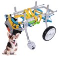 thumbnail image 1 of Silla de Ruedas para Mascotas ANGGREK de Aleación de Aluminio Color Plata Tamaño XS, 1 of 7