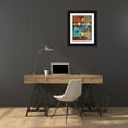 thumbnail image 3 of Berman, Ken 25x32 Black Ornate Wood Framed with Double Matting Museum Art Print Titled - Uptown Split, 3 of 4
