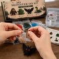 thumbnail image 4 of 4 Pieces Animal DIY Tiny 3D Beaded Kit Limited Collection Art Craft for Beginners & DIY Enthusiasts Home Desk Decor, 4 of 5