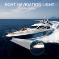 thumbnail image 3 of CEORPER 2PCS Boat Navigation Lights, Stern Lights Boats, Marine LED Strip Boat Lights Bow and Stern, Port Starboard Light DC 12V, 3 of 9