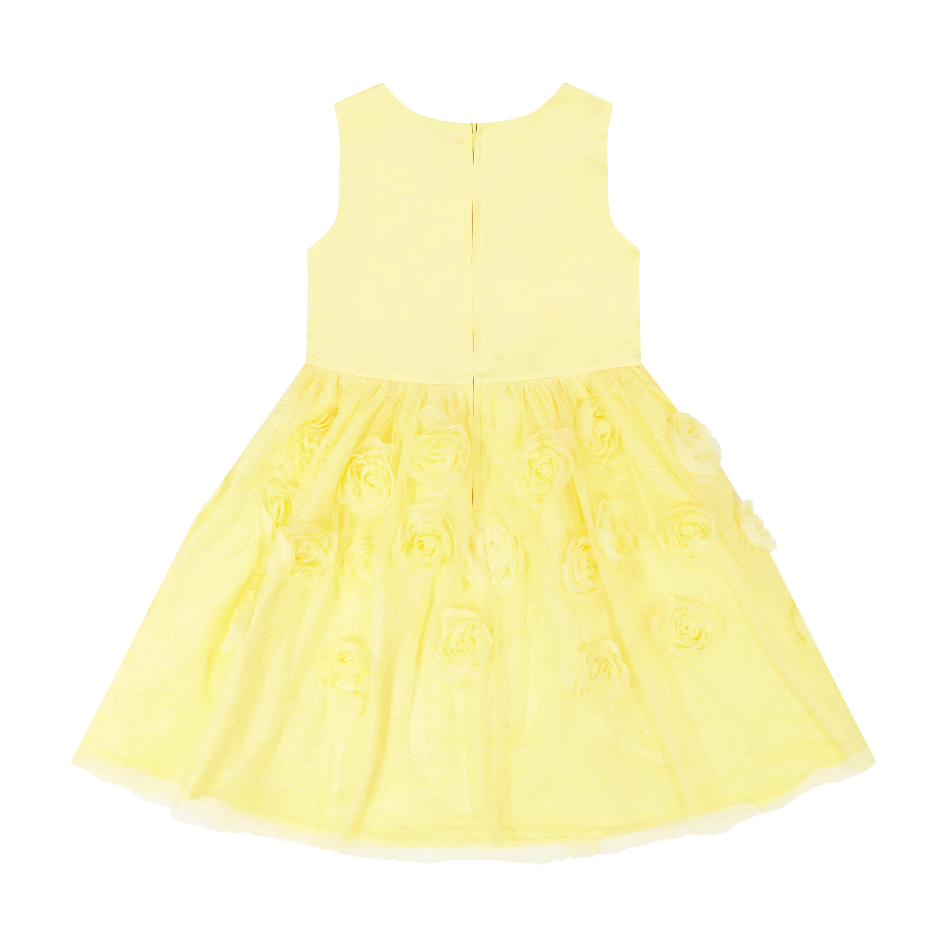 Kensie Girl Sleeveless Party Dress with Rosettes and Pearls, Sizes 4-16