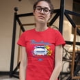 thumbnail image 3 of Tee Hunt Mustang The Legend Lives Women's T-Shirt Novelty T-Shirt Muscle Car Licensed FordGrey, Red, XX-Large, 3 of 5