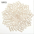 thumbnail image 1 of Dessous de Verre, Décorations de table à Manger, Petits Sets Isolés, 10 Pcs, 1 of 6