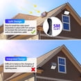 thumbnail image 2 of shiyou-2pc Solar Lights Outdoor Waterproof, 3 Modes Motion Sensor Light Outdoor, 56 LED Solar Powered Lights Solar Flood Lights, Solar Motion Light Security Lights Wall Lights for Garden Fence, 2 of 4