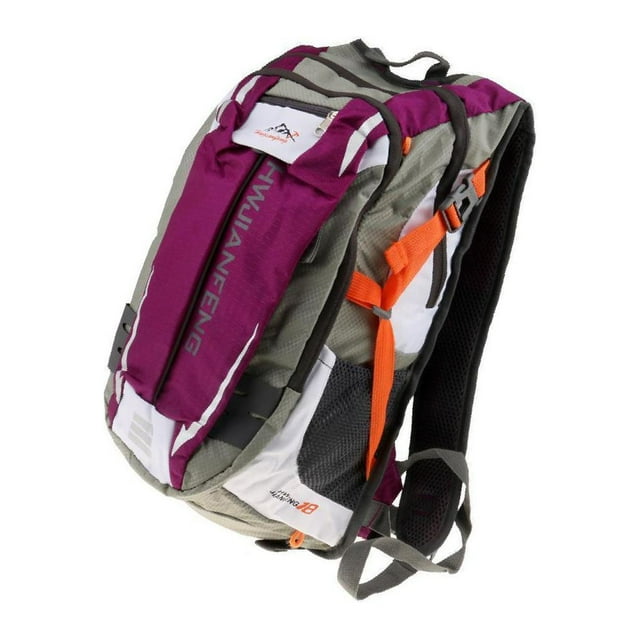 kurtrusly Hydration Pack Purple Bladder Bag Cycling Bicycle Bike Hiking Backpack