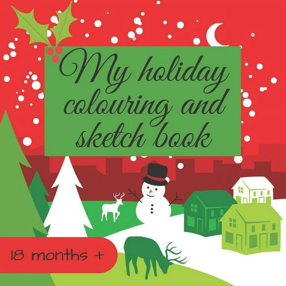 My Holiday Colouring Book: Christmas colouring book for young children (Paperback)