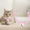 thumbnail image 4 of Colorful Beaded Pet Necklace with Bell - Adjustable Exquisite Pet Collar - for Small Dogs Puppies And Cats, 4 of 8