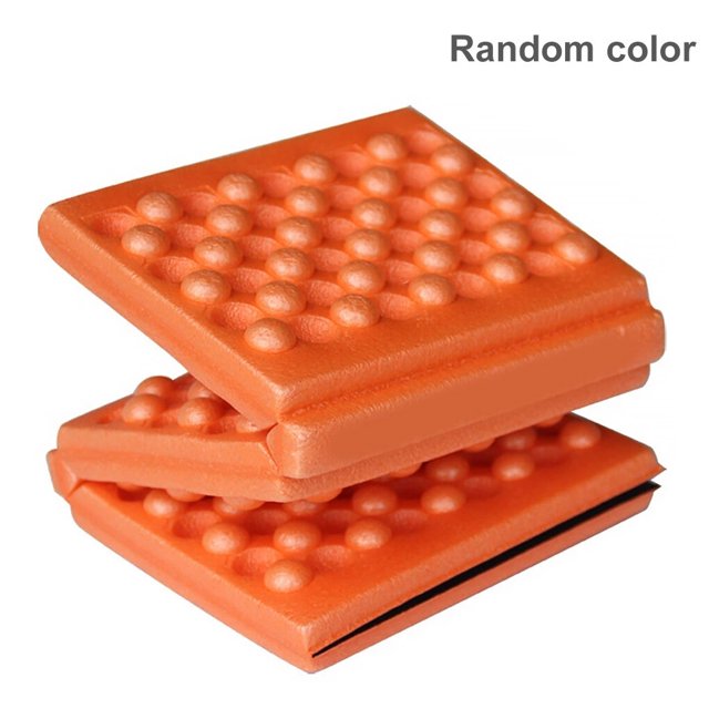 Yuarrent Almohadilla de espuma impermeable para acampar, senderismo, Picnic, cojín portátil para asiento, cojín plegable para exteriores, carpas