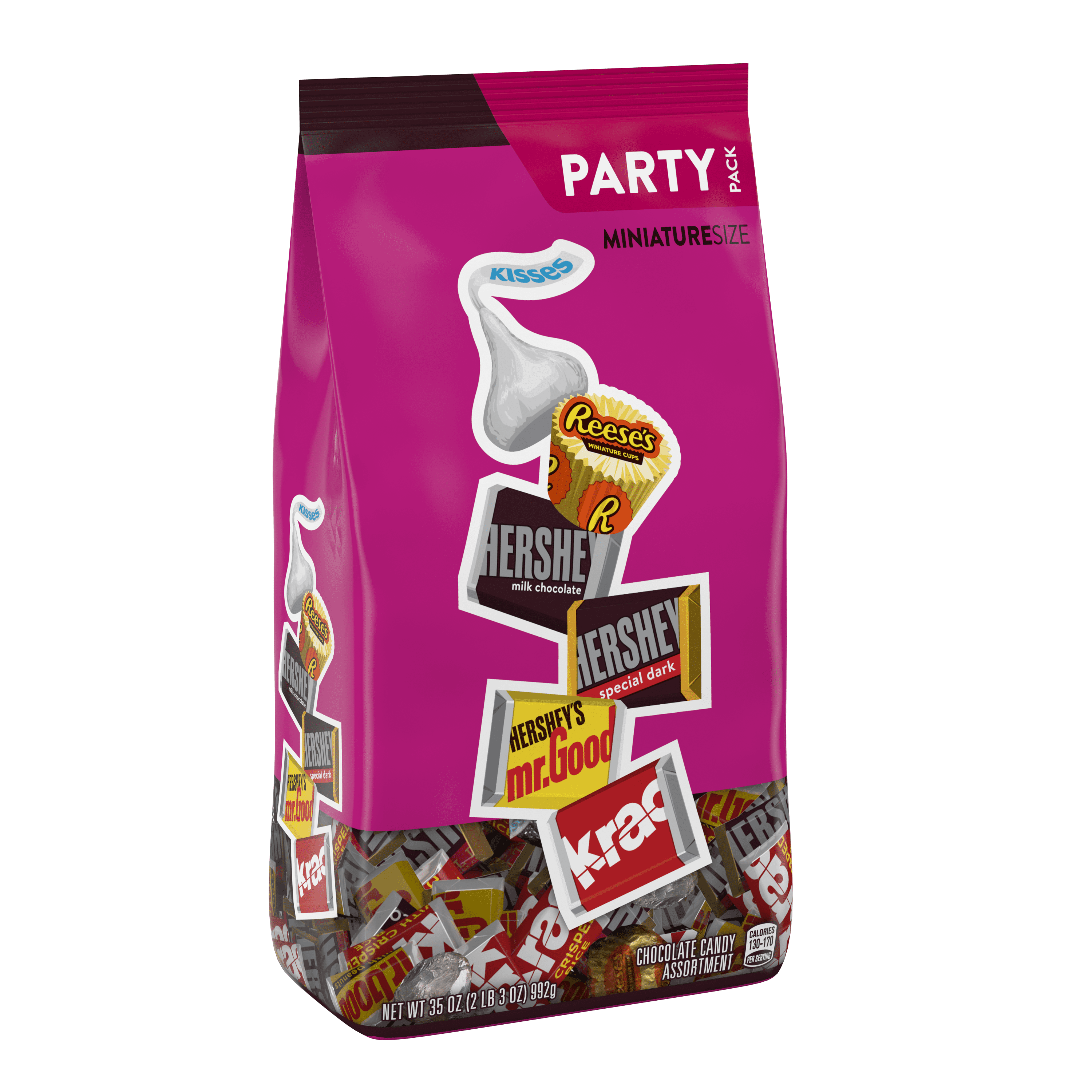 Hershey's, Chocolate Candy Assortment Party Bag, 35 Oz.